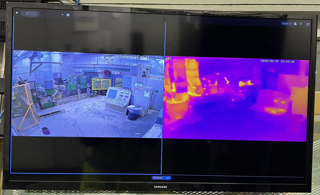 Opticom Tech Mining Thermal Camera Output